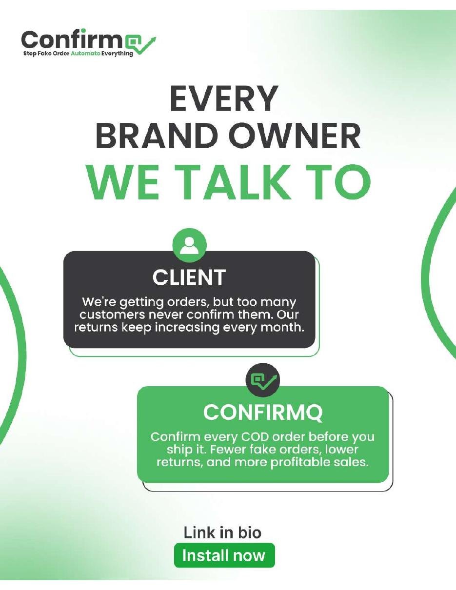 Comfirmq social media design
