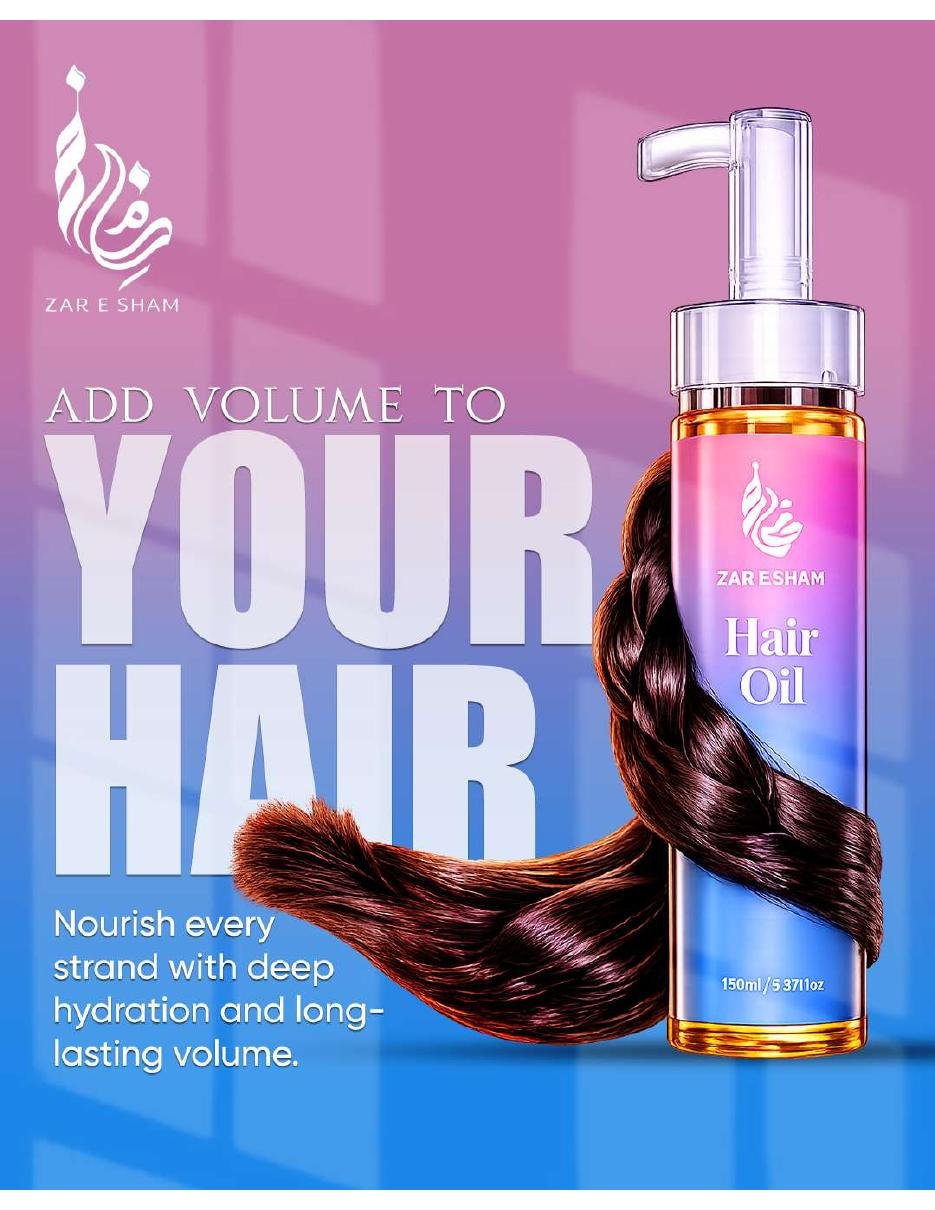 Hair Oil social media design