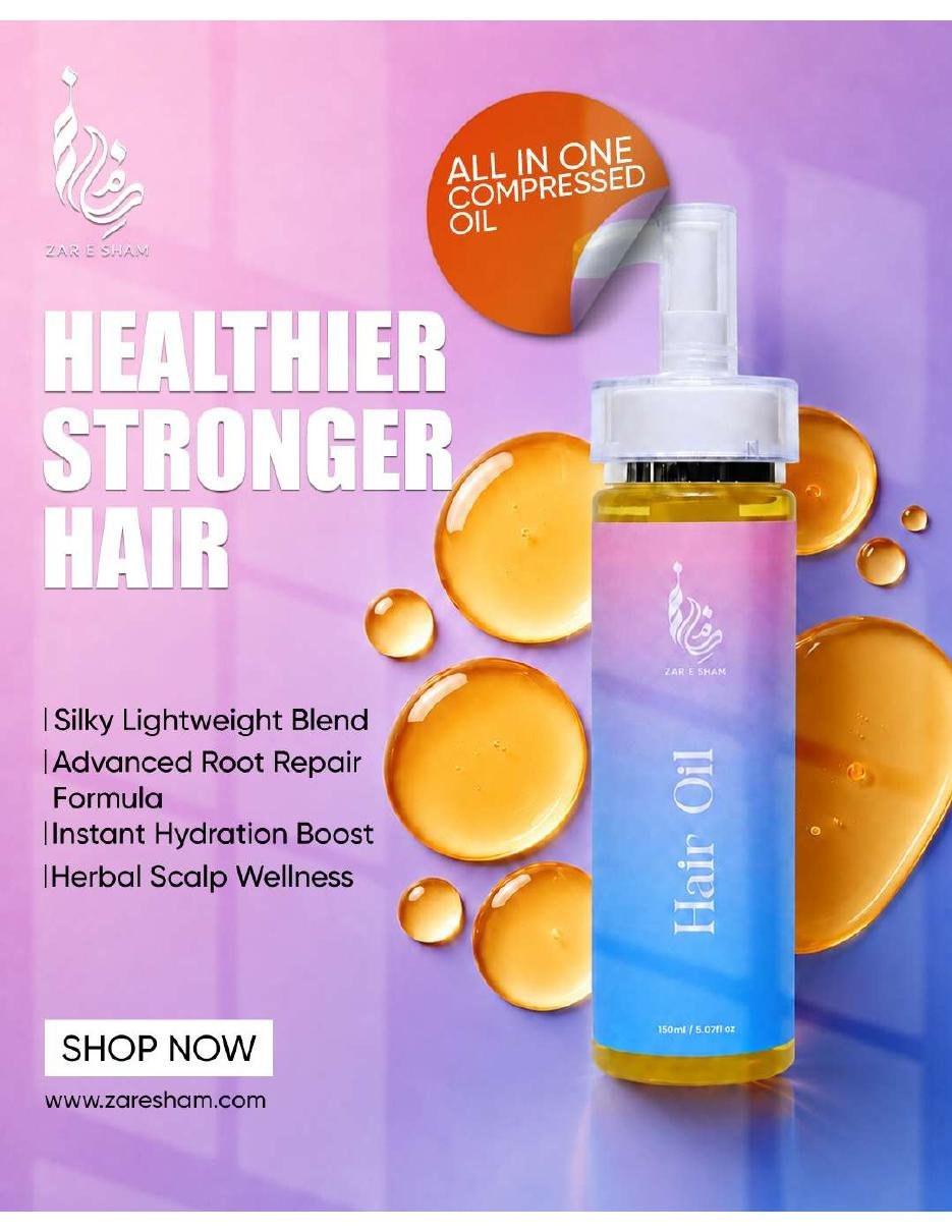 Hair Oil social media design
