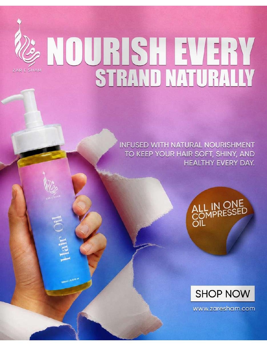 Hair Oil social media design